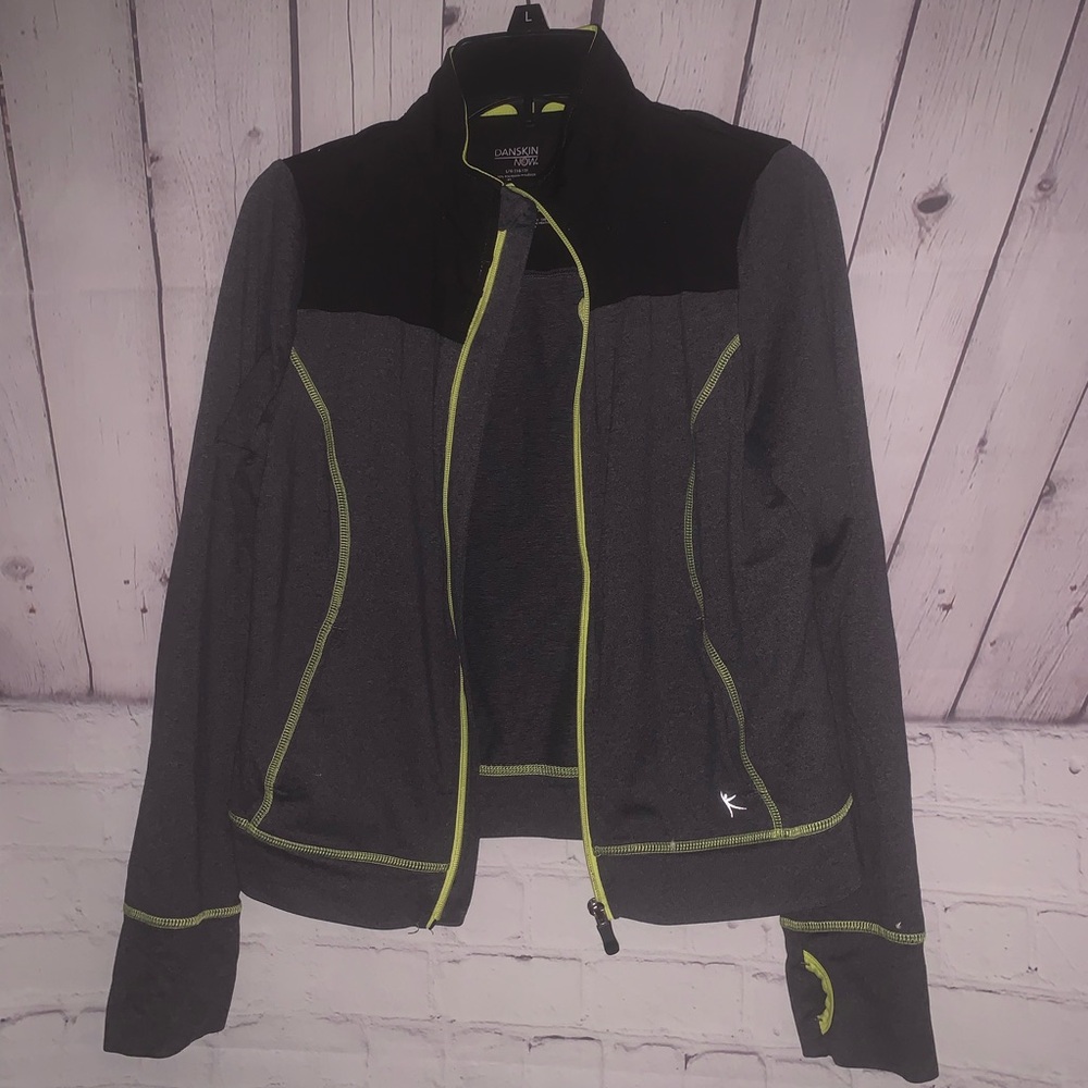Danskin Now Women's Gray and Black Ski Jacket